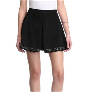 Dolce Vita Black Studded Mini Skirt